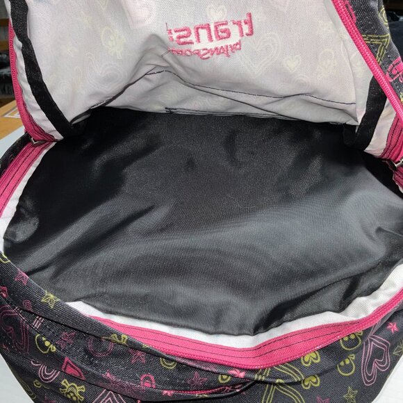NWT Trans by JanSport Backpack - Skull & Hearts Pattern - Picture 10 of 15